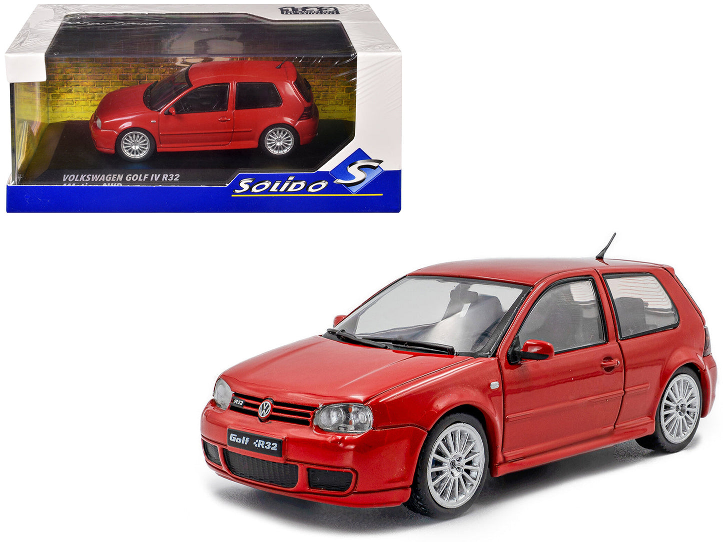 2003 Volkswagen Golf IV R32 Toronto Red 1/43 Diecast Model Car