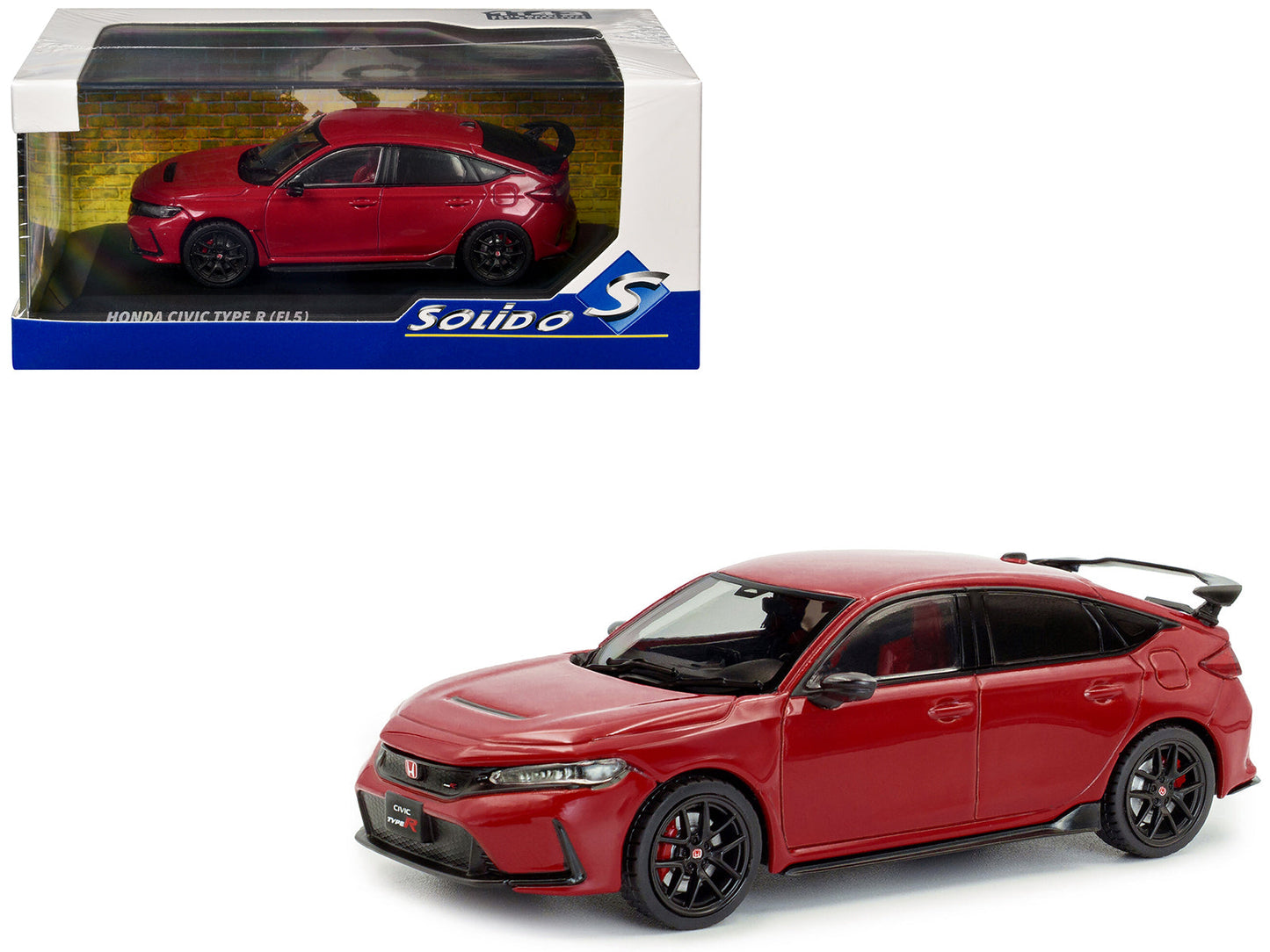 2022 Honda Civic Type R Rally Red 1/43 Diecast Model Car