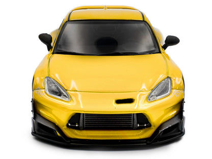 2022 Toyota Pandem GR86 Yellow 1/43 Diecast Model Car