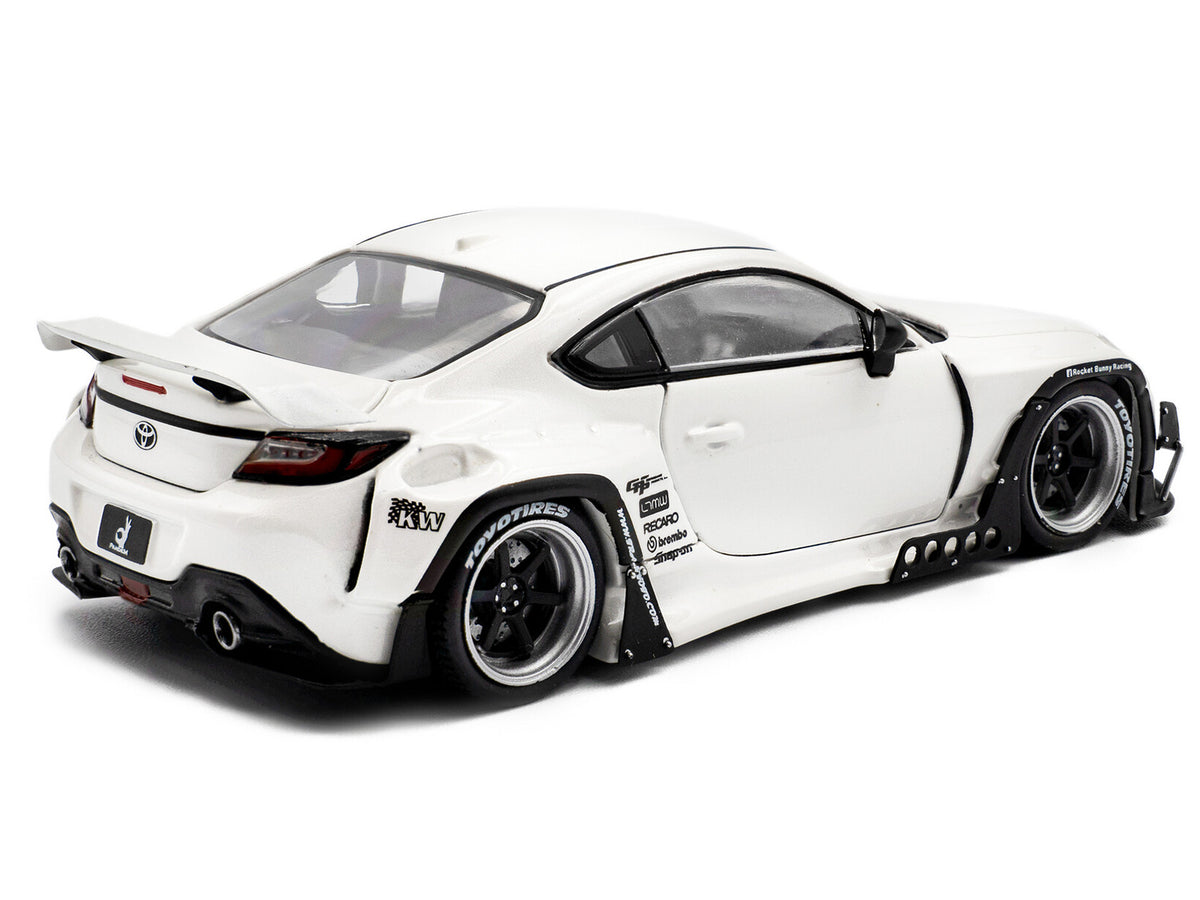 2022 Toyota Pandem GR86 White Metallic 1/43 Diecast Model Car