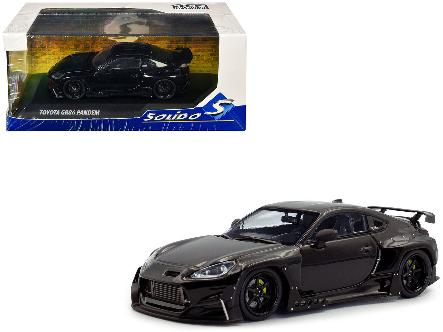 2022 Toyota Pandem GR86 Black 1/43 Diecast Model Car