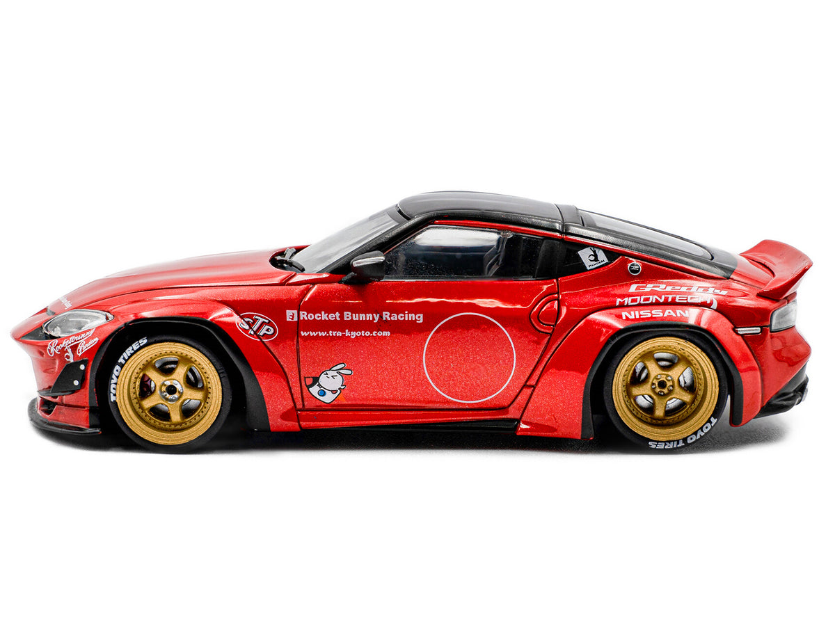 2022 Nissan Pandem Fairlady Z RHD (Right Hand Drive) Red Metallic with Black Top 1/43 Diecast Model Car