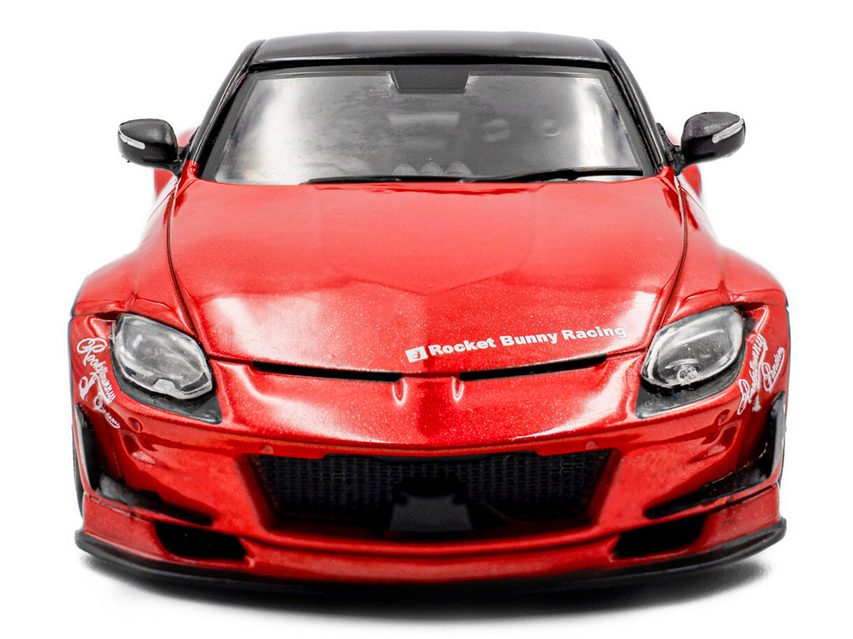 2022 Nissan Pandem Fairlady Z RHD (Right Hand Drive) Red Metallic with Black Top 1/43 Diecast Model Car