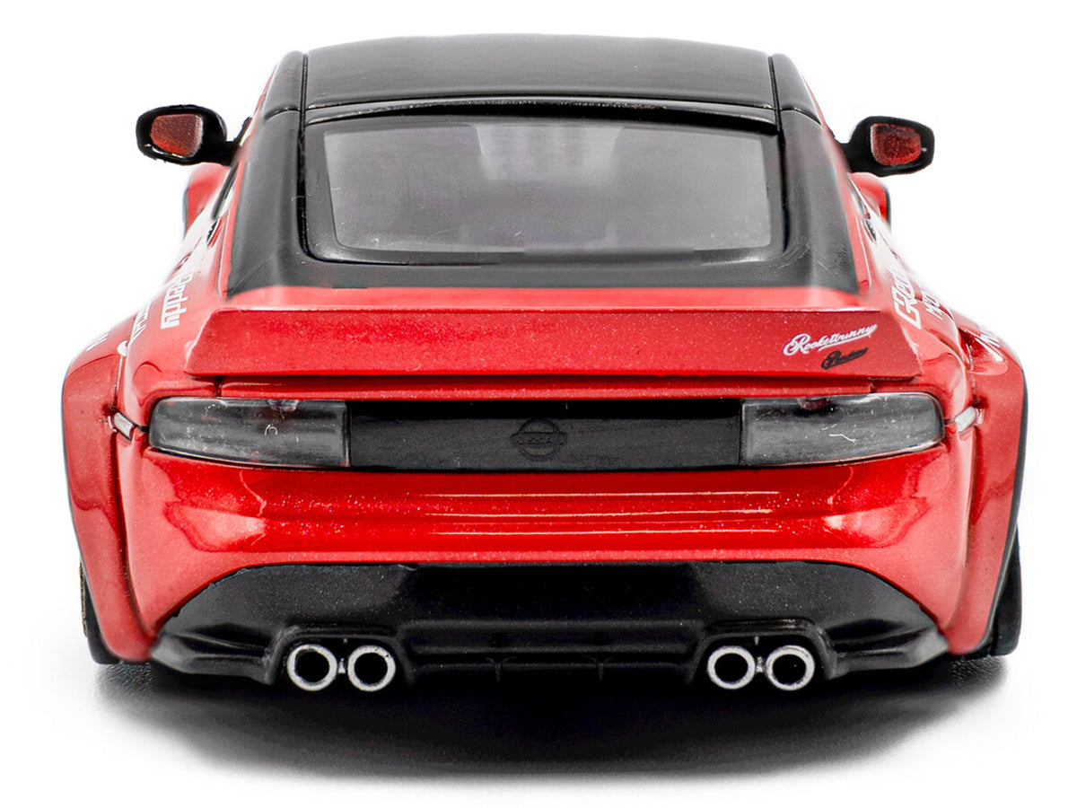 2022 Nissan Pandem Fairlady Z RHD (Right Hand Drive) Red Metallic with Black Top 1/43 Diecast Model Car