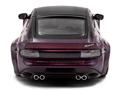 2022 Nissan Pandem Fairlady Z RHD (Right Hand Drive) Purple Metallic with Black Top 1/43 Diecast Model Car