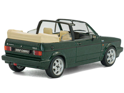 1992 Volkswagen Golf Cabrio Classic Line Classic Green Metallic 1/43 Diecast Model Car