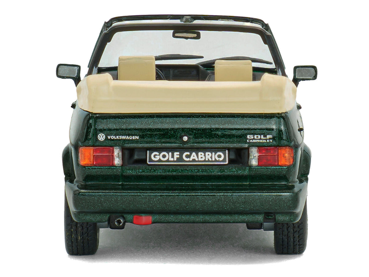 1992 Volkswagen Golf Cabrio Classic Line Classic Green Metallic 1/43 Diecast Model Car