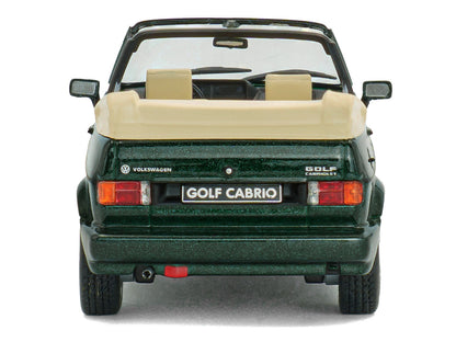 1992 Volkswagen Golf Cabrio Classic Line Classic Green Metallic 1/43 Diecast Model Car