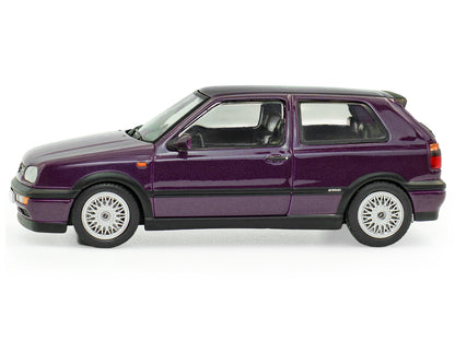 1994 Volkswagen Golf MKIII VR6 Purple Metallic 1/43 Diecast Model Car
