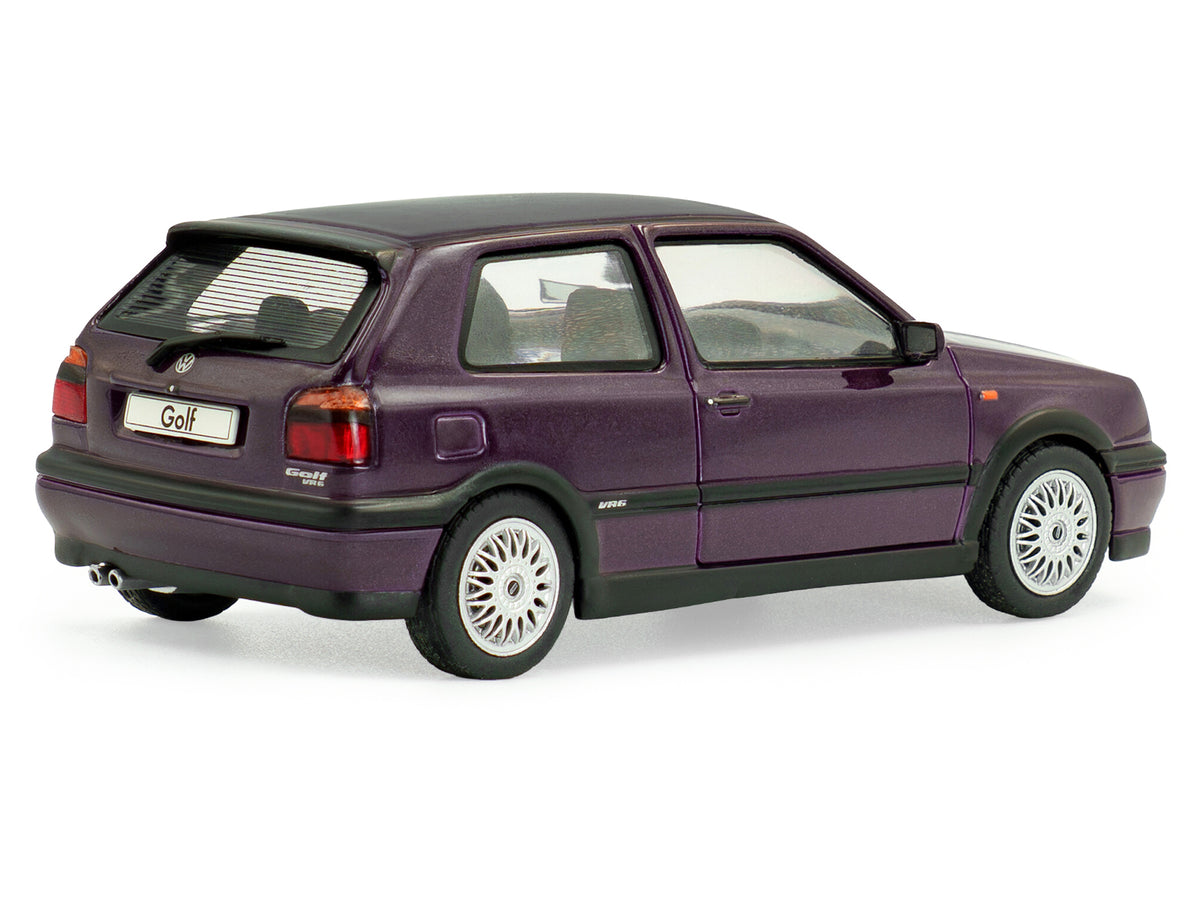 1994 Volkswagen Golf MKIII VR6 Purple Metallic 1/43 Diecast Model Car