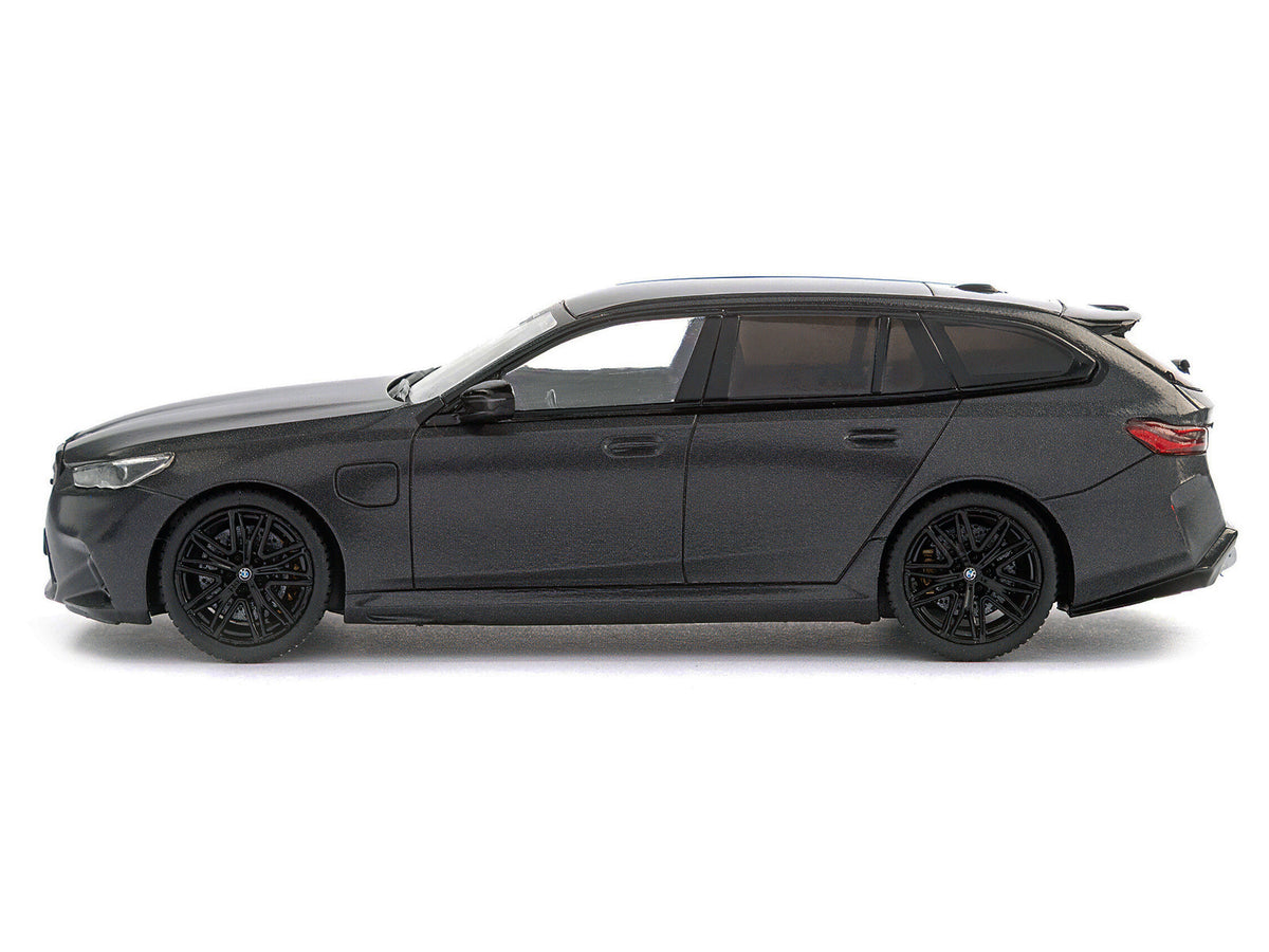 2024 BMW M5 Touring Frozen Deep Gray Metallic with Black Top 1/43 Diecast Model Car