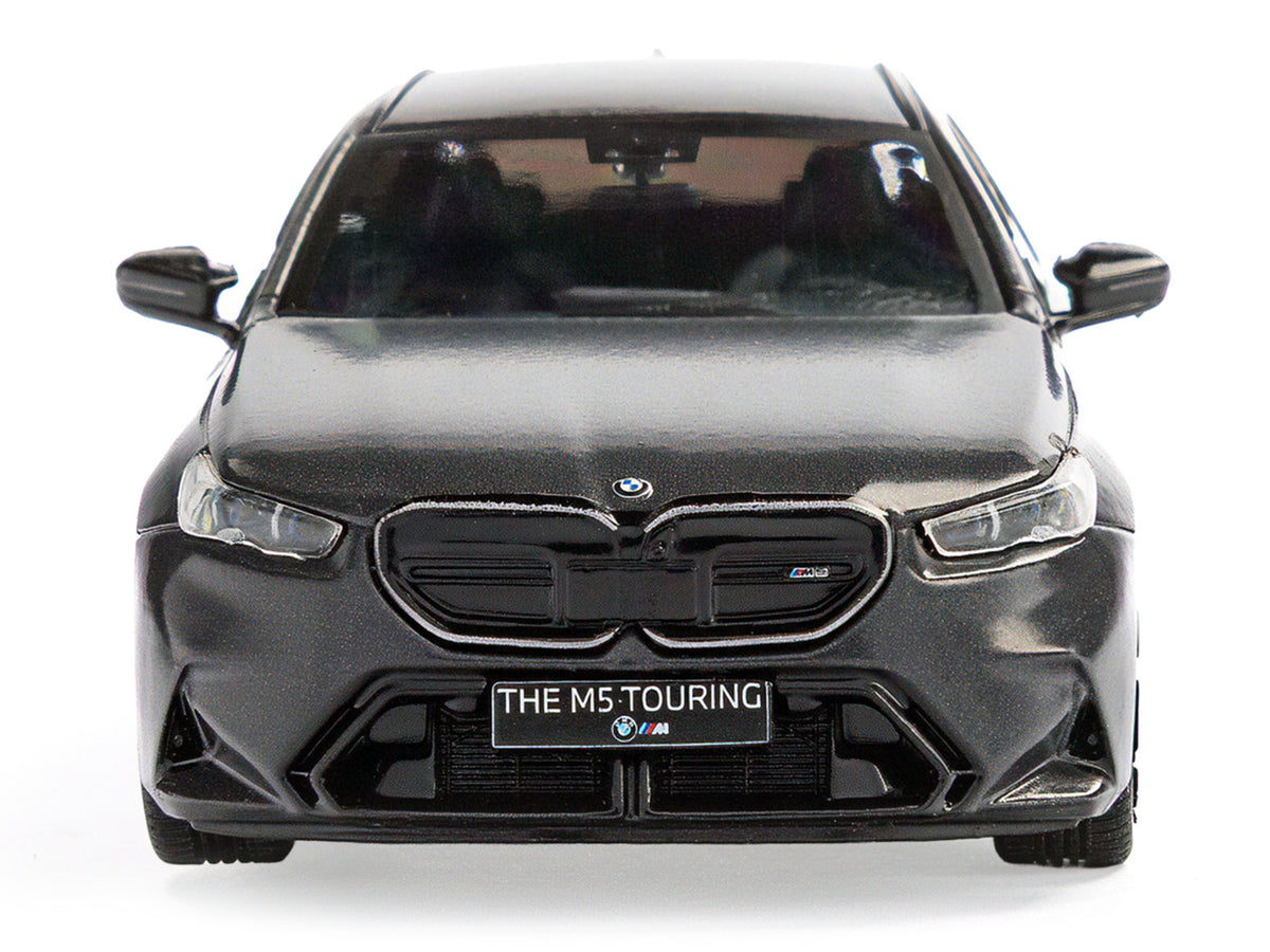 2024 BMW M5 Touring Frozen Deep Gray Metallic with Black Top 1/43 Diecast Model Car