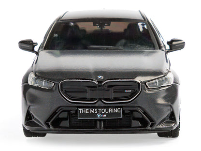 2024 BMW M5 Touring Frozen Deep Gray Metallic with Black Top 1/43 Diecast Model Car