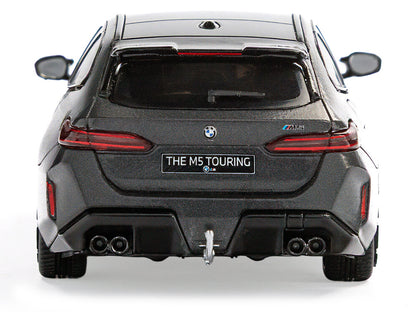 2024 BMW M5 Touring Frozen Deep Gray Metallic with Black Top 1/43 Diecast Model Car