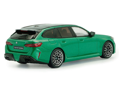 2024 BMW M5 Touring Isle Of Man Green Metallic with Black Top 1/43 Diecast Model Car