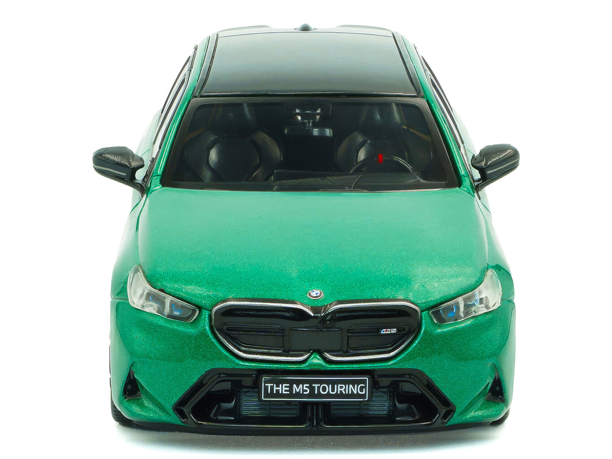 2024 BMW M5 Touring Isle Of Man Green Metallic with Black Top 1/43 Diecast Model Car
