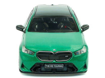 2024 BMW M5 Touring Isle Of Man Green Metallic with Black Top 1/43 Diecast Model Car