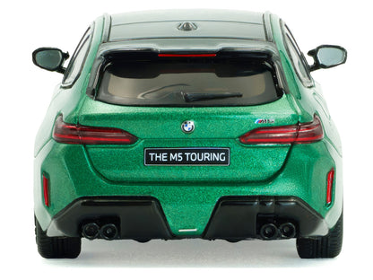 2024 BMW M5 Touring Isle Of Man Green Metallic with Black Top 1/43 Diecast Model Car