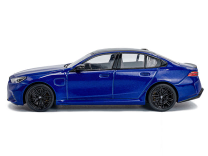 2024 BMW M5 Sedan Marina Bay Blue Metallic with Black Top 1/43 Diecast Model Car
