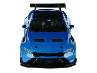 2025 Ford Mustang GTD Indulgent Blue Metallic with Black Top 1/43 Diecast Model Car