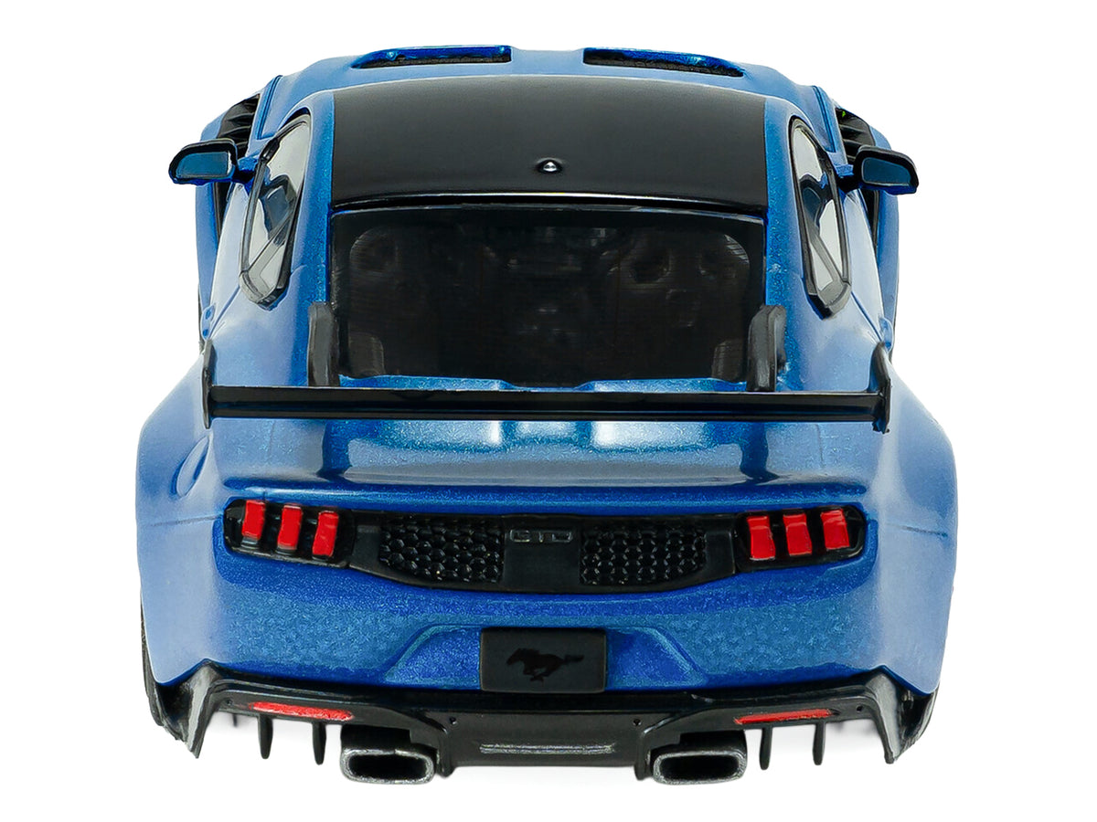 2025 Ford Mustang GTD Indulgent Blue Metallic with Black Top 1/43 Diecast Model Car