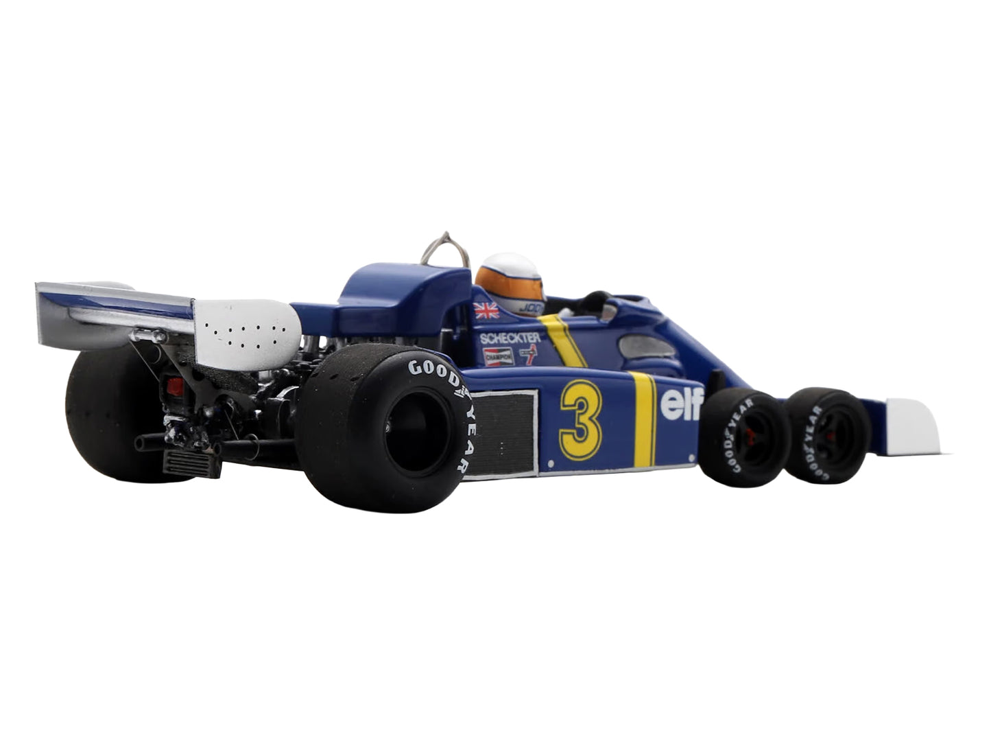 Tyrrell P34 #3 Jody Scheckter Formula One F1 "Belgian GP" (1976) with Driver 1/43 Model Car