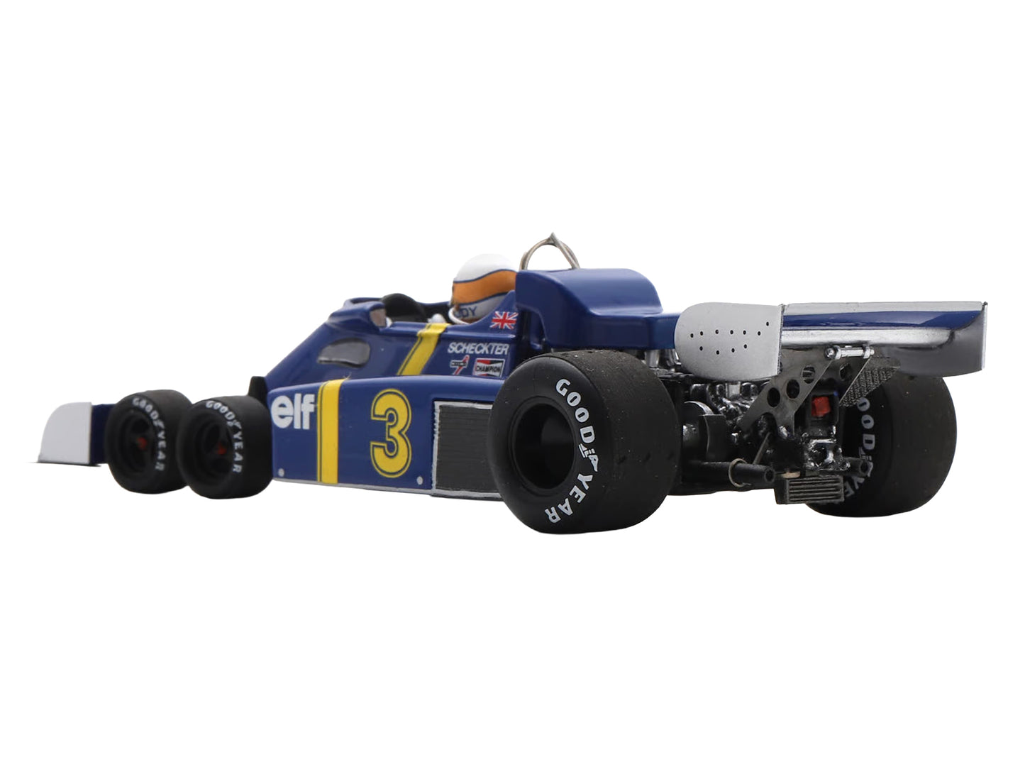 Tyrrell P34 #3 Jody Scheckter Formula One F1 "Belgian GP" (1976) with Driver 1/43 Model Car