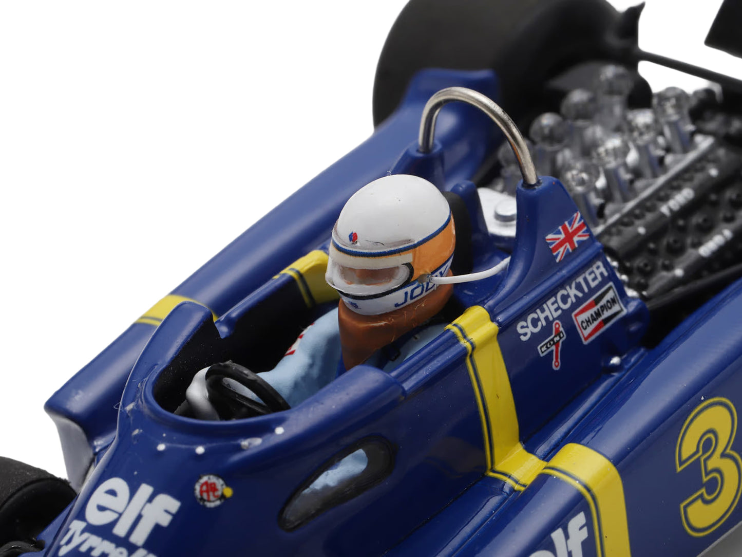 Tyrrell P34 #3 Jody Scheckter Winner Formula One F1 "Swedish GP" (1976) with Driver 1/43 Model Car