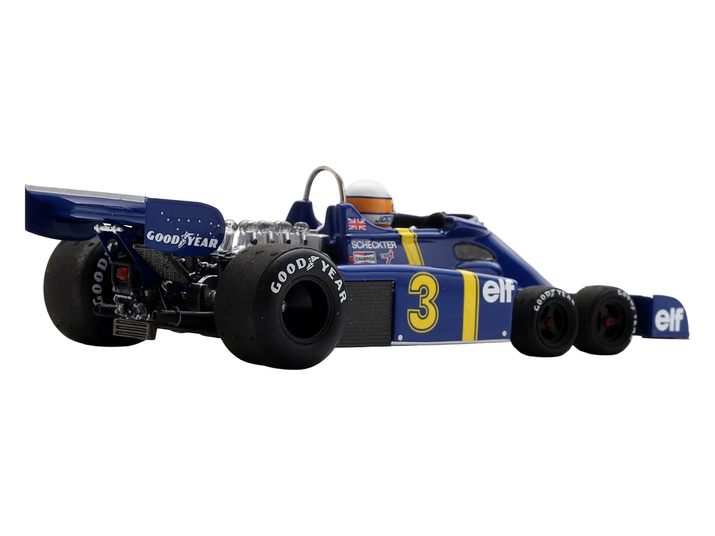Tyrrell P34 #3 Jody Scheckter Winner Formula One F1 "Swedish GP" (1976) with Driver 1/43 Model Car
