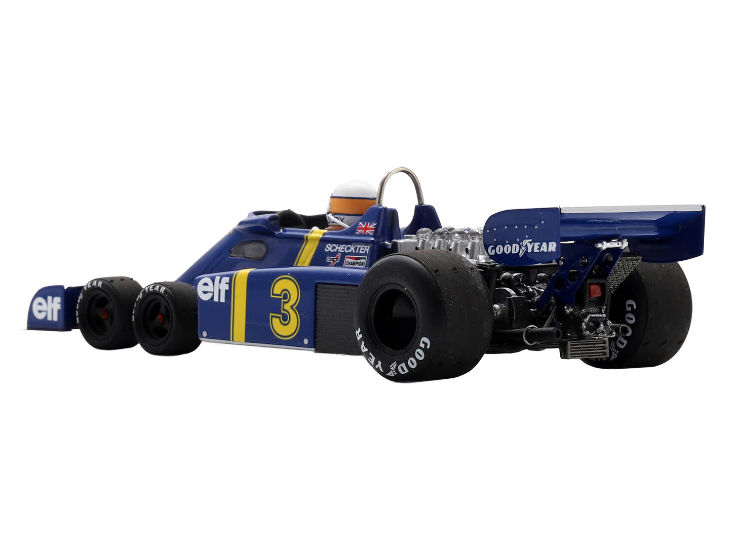 Tyrrell P34 #3 Jody Scheckter Winner Formula One F1 "Swedish GP" (1976) with Driver 1/43 Model Car