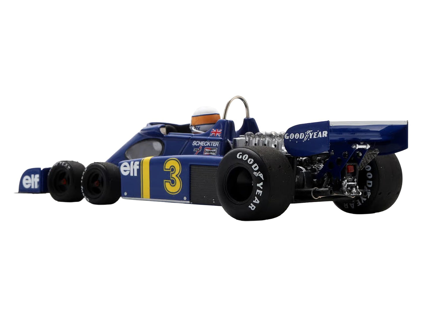 Tyrrell P34 #3 Jody Scheckter Formula One F1 "Dutch GP" (1976) with Driver 1/43 Model Car