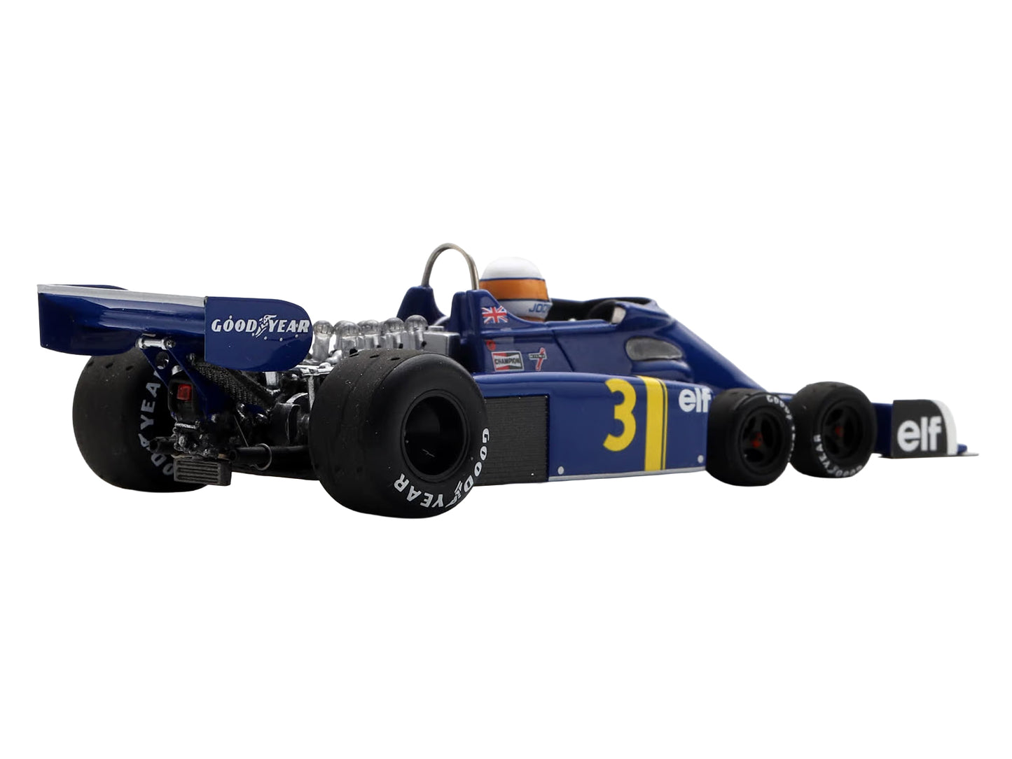 Tyrrell P34 #3 Jody Scheckter Formula One F1 "Dutch GP" (1976) with Driver 1/43 Model Car