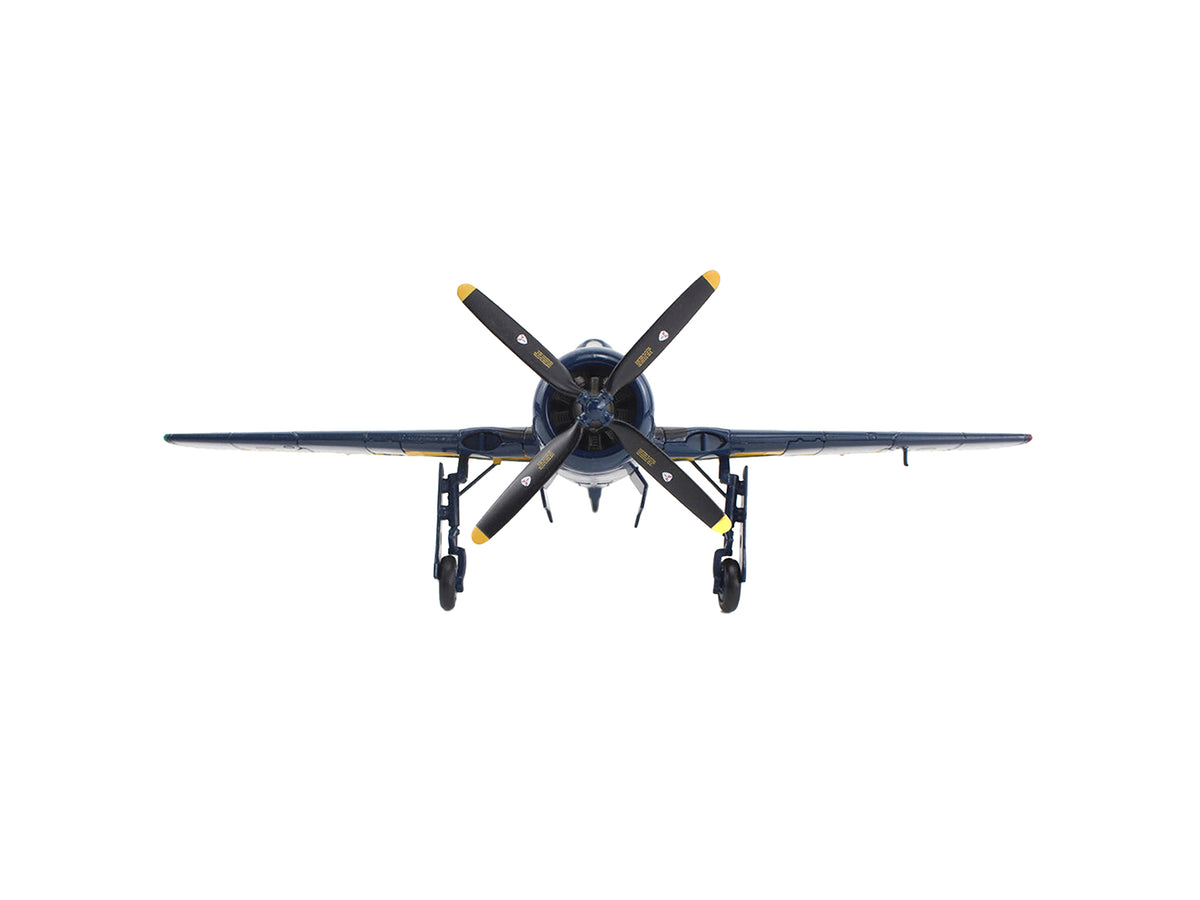 Grumman F8F Bearcat Fighter Aircraft "Blue Angels #2" (1946) United States Navy "SkyMax Models" Series 1/72 Diecast Model