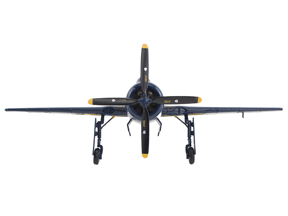Grumman F8F Bearcat Fighter Aircraft "Blue Angels (#1-5 decals)" (1946) United States Navy "SkyMax Models" Series 1/72 Diecast Model