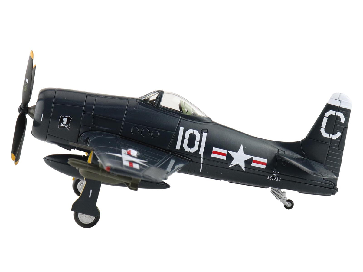 Grumman F8F-2 Bearcats Fighter Aircraft "121717 VF-61 Jolly Rogers" (1949) United States Navy "SkyMax Flying Heroes" Series 1/72 Diecast Model