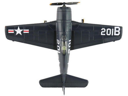 Grumman F8F-2P Bearcats Fighter Aircraft "121714 Duxford (Restored Plane)" (2014) United States Navy "SkyMax Flying Heroes" 1/72 Diecast Model