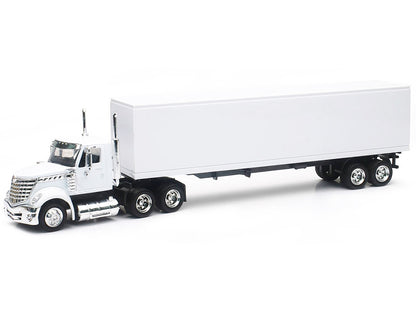 International LoneStar Truck with Dry Goods Trailer White "Long Haul Truckers" Series 1/43 Diecast Model