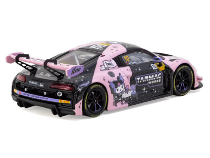 Audi R8 LMS GT3 evo II #10 Adderly Fong "Uno Racing Team - Kuromi" "Macau GT Cup - FIA GT World Cup" (2024) with A4 Poster "Hobby43" Series 1/43 Diecast Model Car