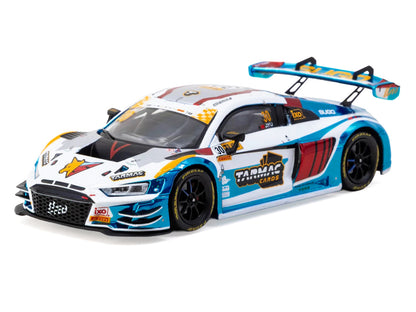 Audi R8 LMS GT3 evo II #30 James Yu "Uno Racing Team" "Macau GT Cup - FIA GT World Cup" (2024) with A4 Poster "Hobby43" Series 1/43 Diecast Model Car