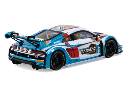 Audi R8 LMS GT3 evo II #30 James Yu "Uno Racing Team" "Macau GT Cup - FIA GT World Cup" (2024) with A4 Poster "Hobby43" Series 1/43 Diecast Model Car