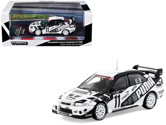 Mitsubishi Lancer Evolution VI TME RHD (Right Hand Drive) #11 Akihiko Nakaya - Takayuki Kinoshita "Puma - Super Taikyu Series" (2000) "Hobby64" Series 1/64 Diecast Model Car
