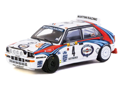 Lancia Delta HF Integrale #4 Didier Auriol - Bernard Occelli "Martini Racing" Winner "Monte Carlo Rally" (1992) "Hobby64" Series 1/64 Diecast Model Car