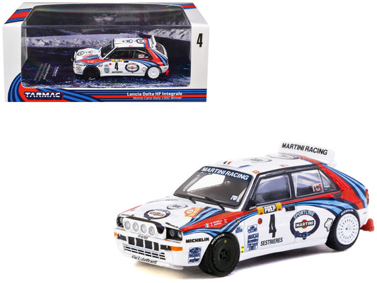 Lancia Delta HF Integrale #4 Didier Auriol - Bernard Occelli "Martini Racing" Winner "Monte Carlo Rally" (1992) "Hobby64" Series 1/64 Diecast Model Car
