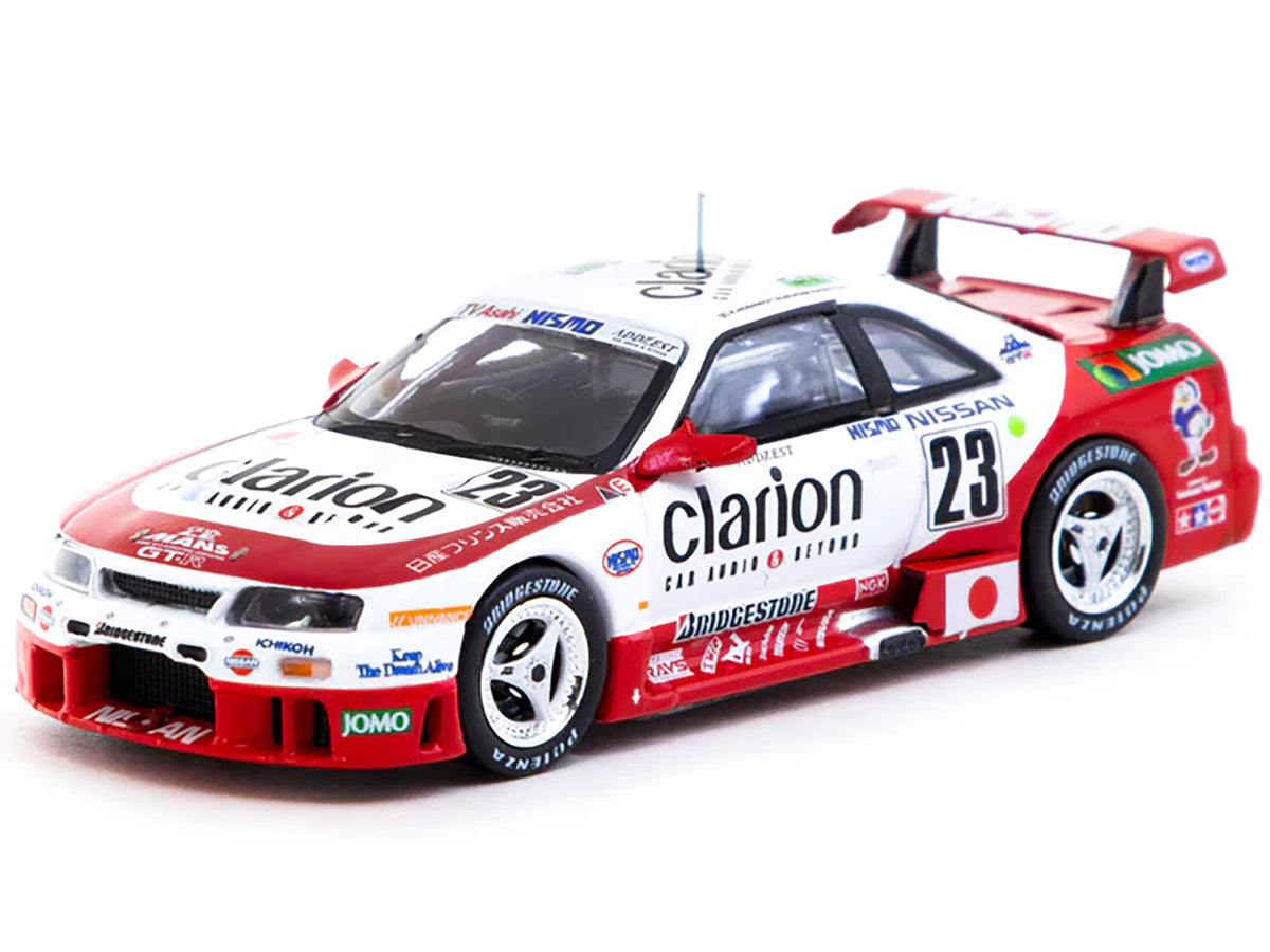 Nissan NISMO GT-R LM #23 Kazuyoshi Hoshino - Toshio Suzuki - Masahiko Kageyama "Presentation" "24 Hours of Le Mans" (1995) "Hobby64" Series 1/64 Diecast Model Car
