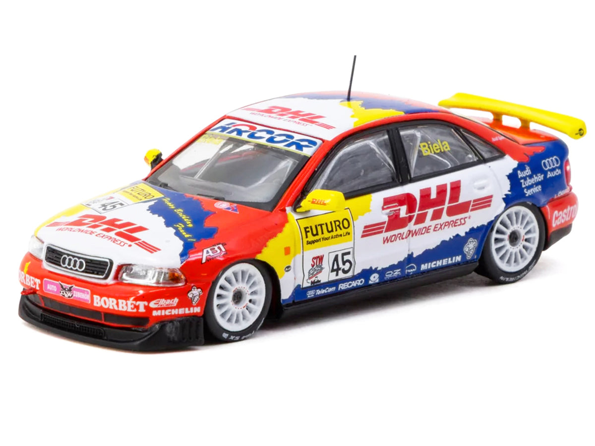 Audi A4 Quattro #45 Frank Biela "Super Tourenwagen Cup" (1998) "Hobby64" Series 1/64 Diecast Model Car