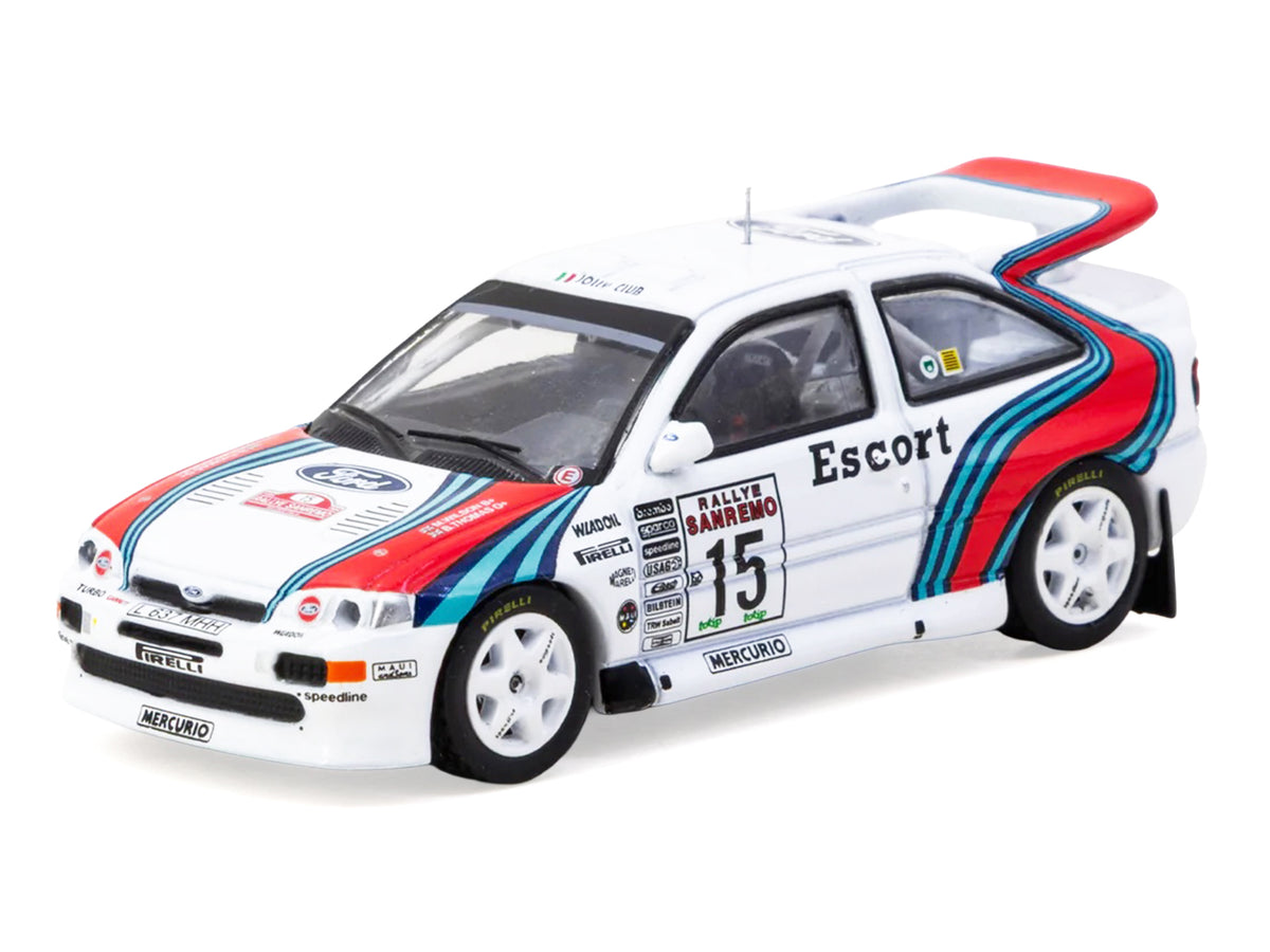 Ford Escort RS Cosworth WRC #15 Malcolm Wilson - Bryan Thomas "Rallye Sanremo" (1994) "Hobby64" Series 1/64 Diecast Model Car