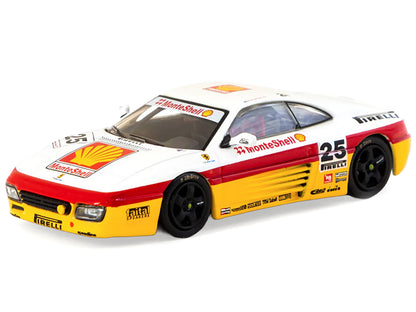 Ferrari 348 Challenge #25 Oscar Larrauri "Italian GT Championship" (1994) "Hobby64" Series 1/64 Diecast Model