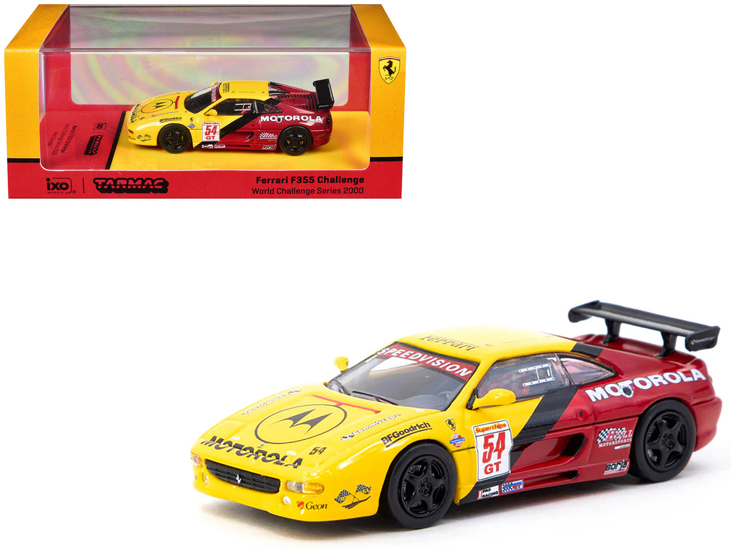 Ferrari F355 Challenge #54 Matt Drendel "World Challenge Series" (2000) "Hobby64" Series 1/64 Diecast Model Car