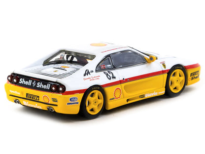 Ferrari F355 Challenge #82 Peter Andersen "Team Kroymans - Shell Oil" "Ferrari F355 Challenge" (1999) "Hobby64" Series 1/64 Diecast Model Car