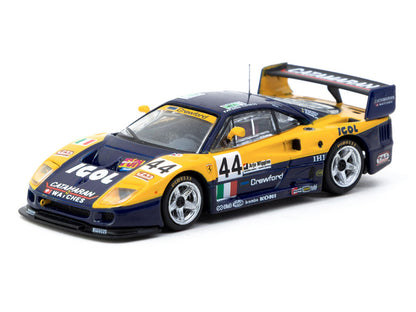 Ferrari F40 GTE #44 Luciano Della Noce - Anders Olofsson - Carl Rosenblad "24 Hours of Le Mans" (1996) "Hobby64" Series 1/64 Diecast Model Car